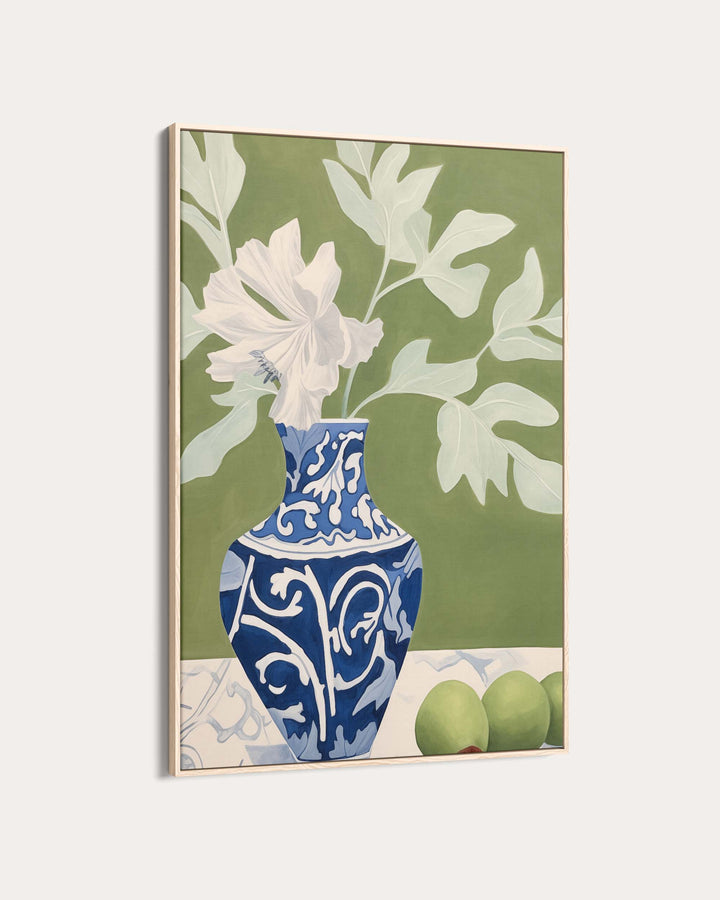 Porcelain Amongst The Olive Art Print