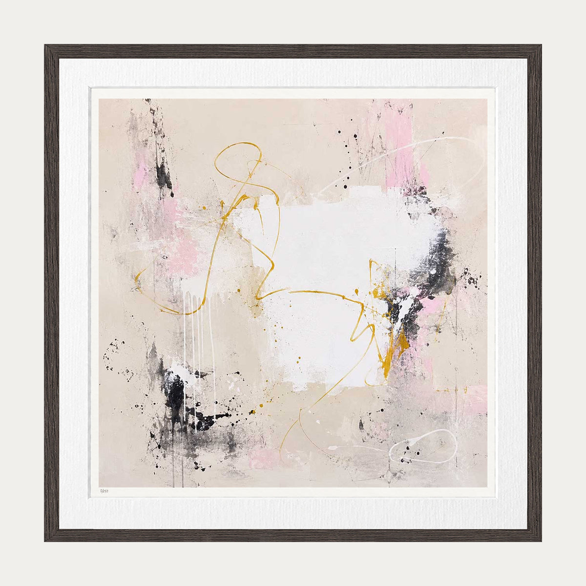 Flow Of Serenity | Limited Edition Print — Brown Frame