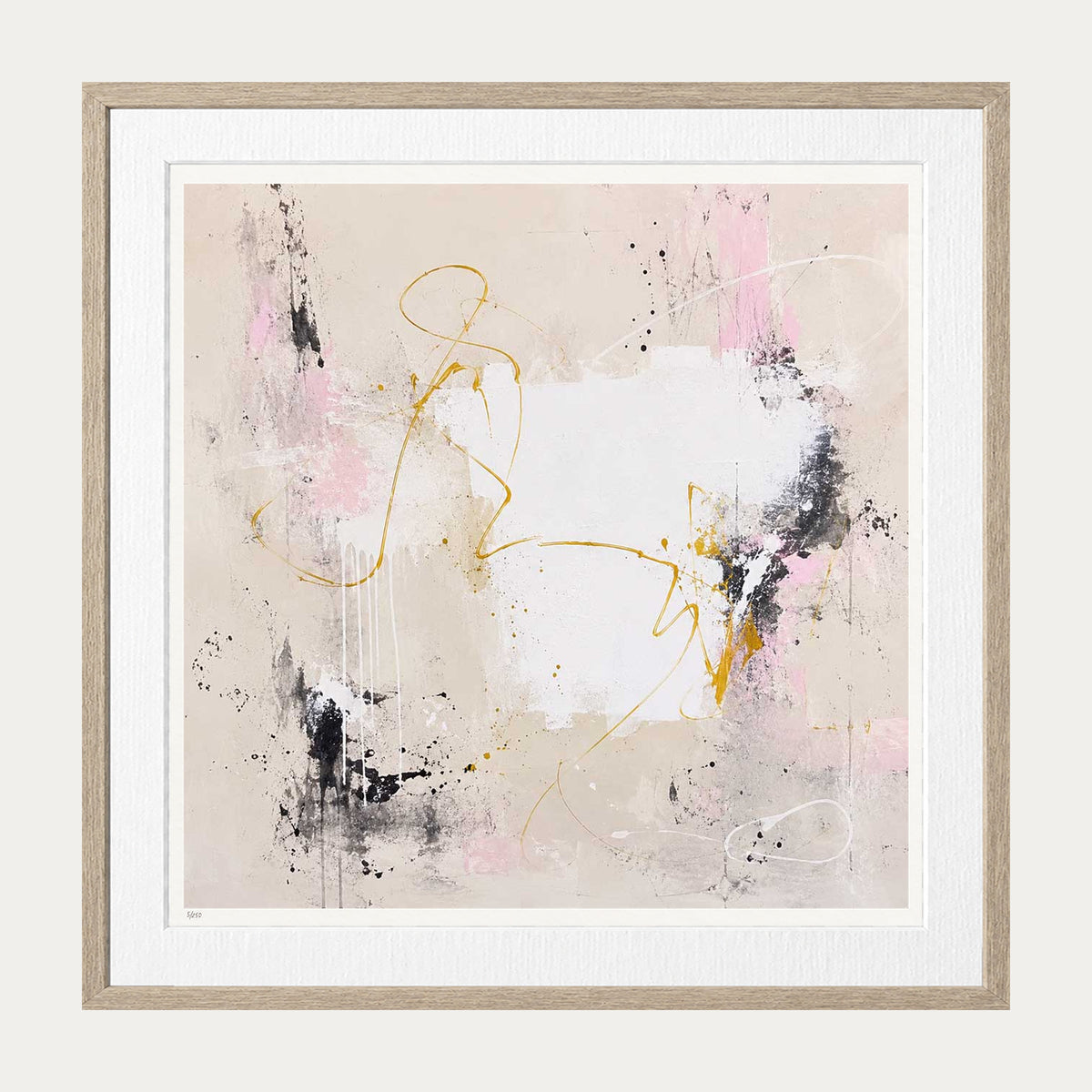 Flow Of Serenity | Limited Edition Print — Oak Frame
