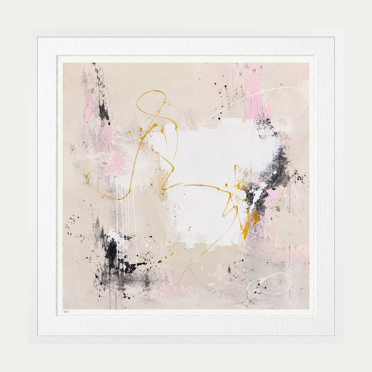 Flow Of Serenity | Limited Edition Print — White Frame