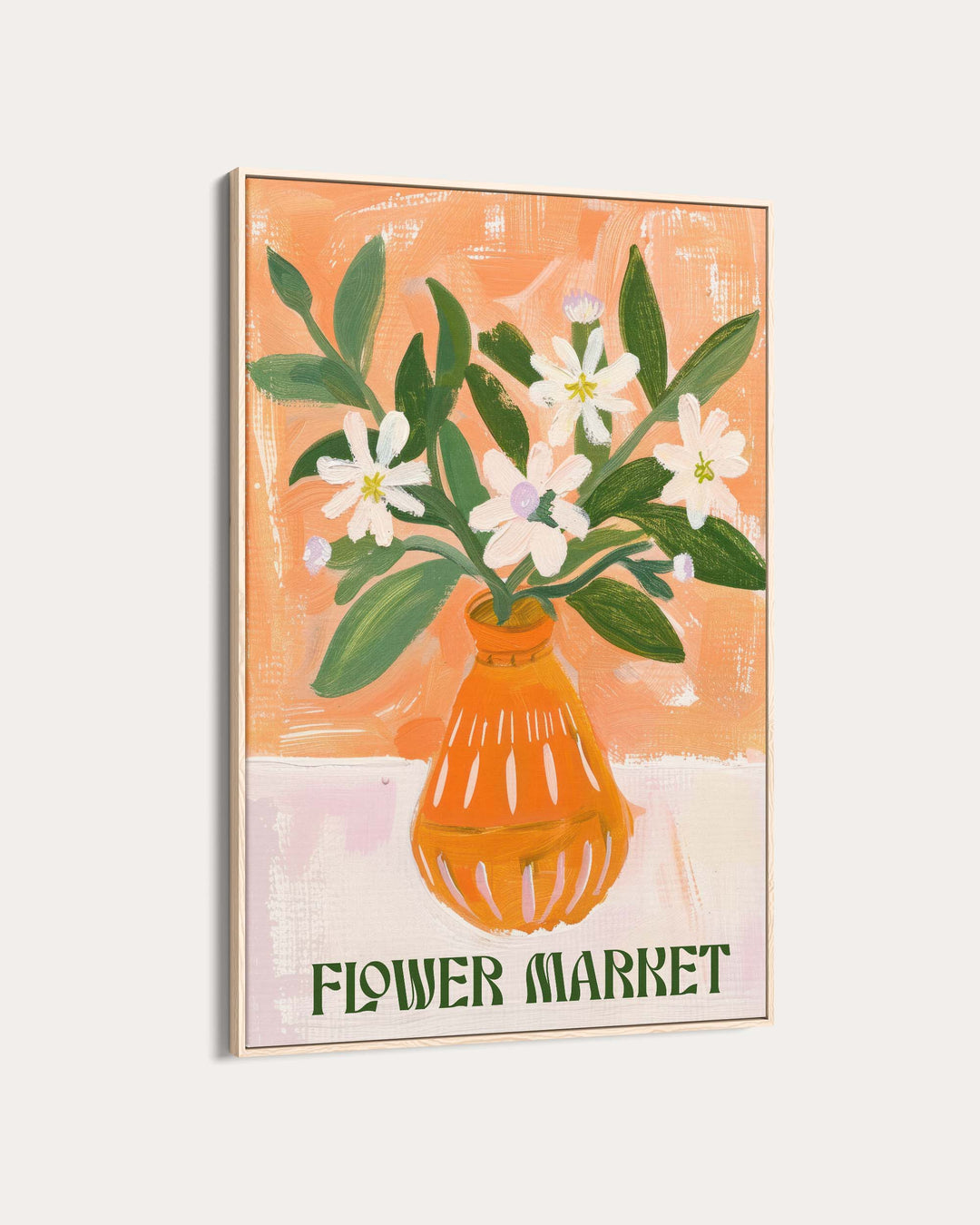 Flower Market Art Print