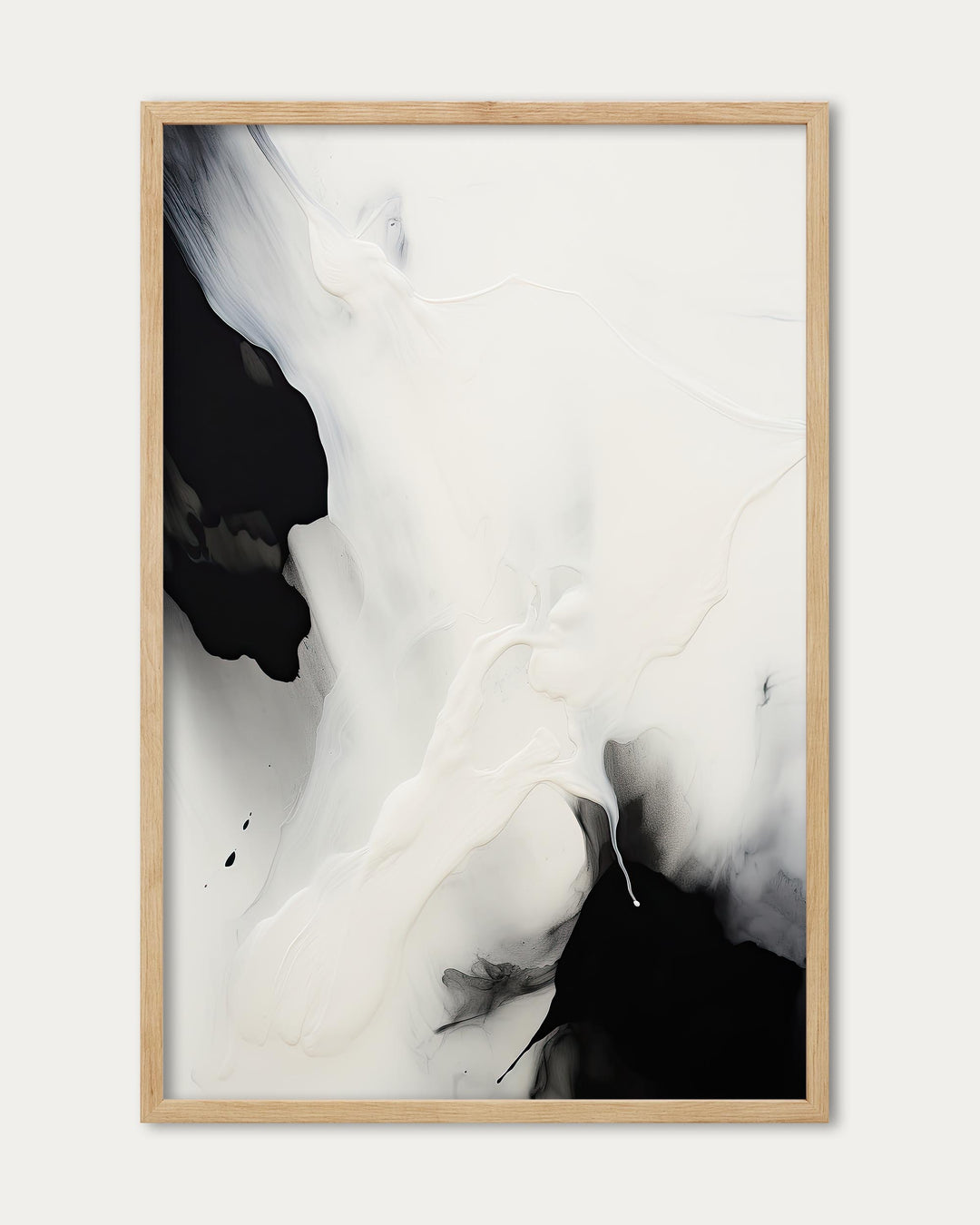 Mono Abstraction Art Print