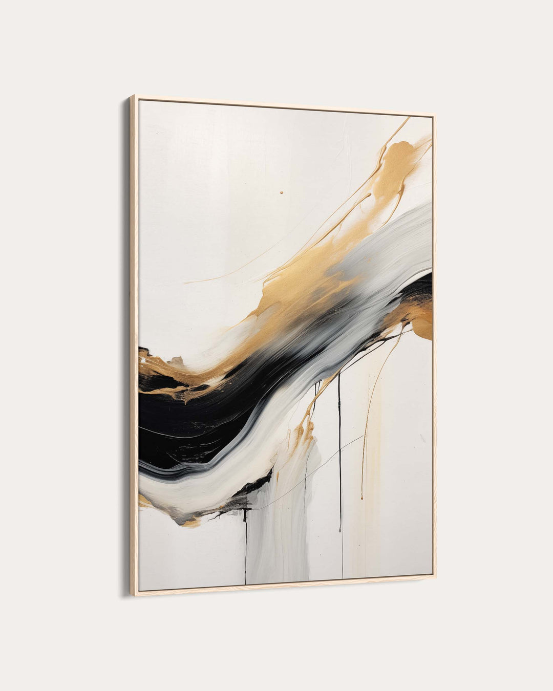 Gold And Black Wall Art