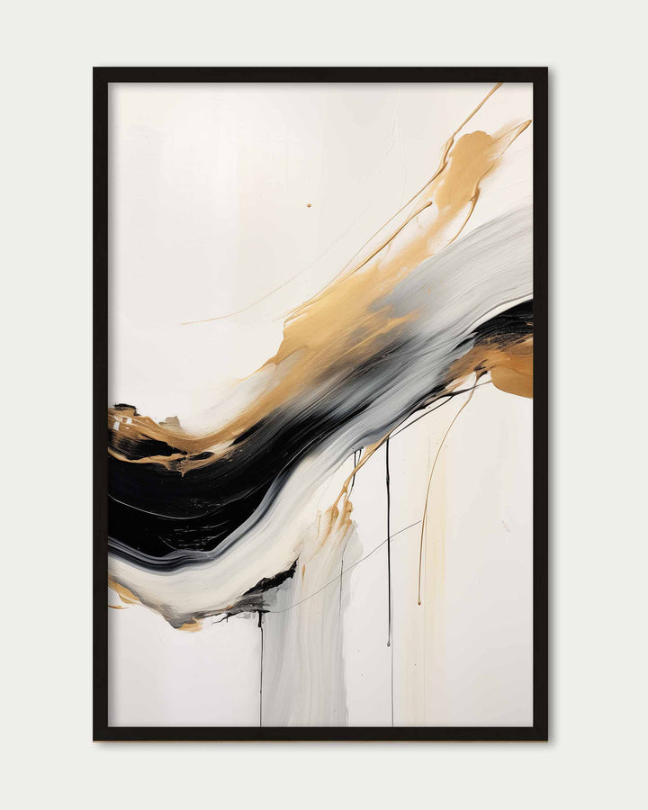 Gold And Black Wall Art