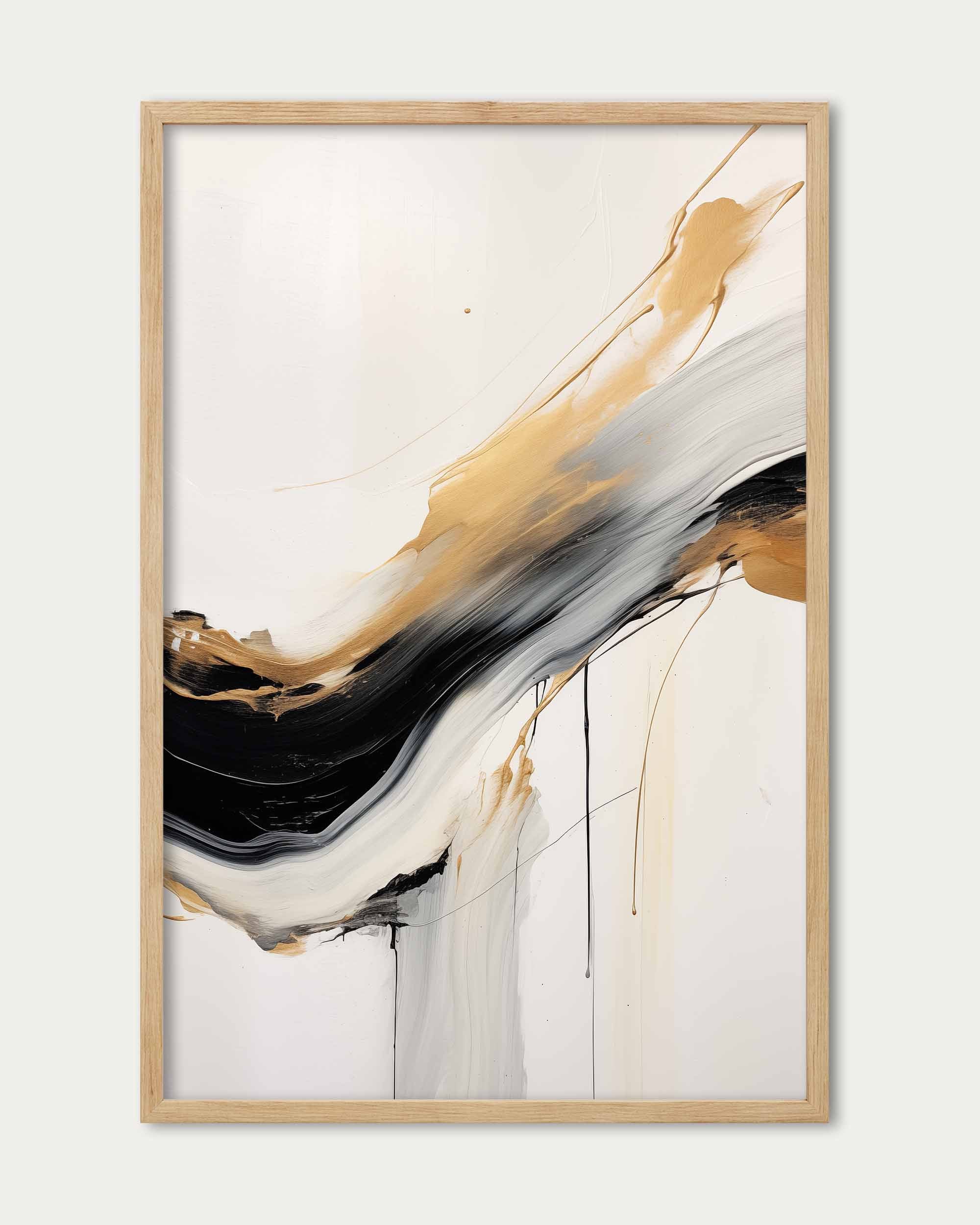 Gold And Black Wall Art
