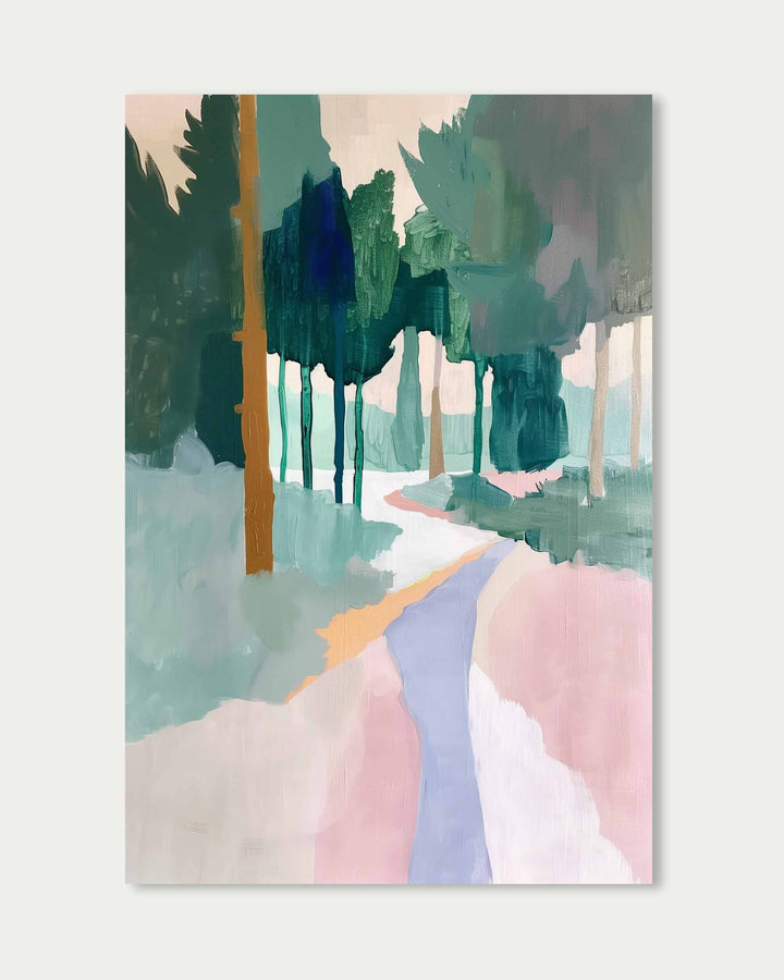 Forest Walk Wall Art Print