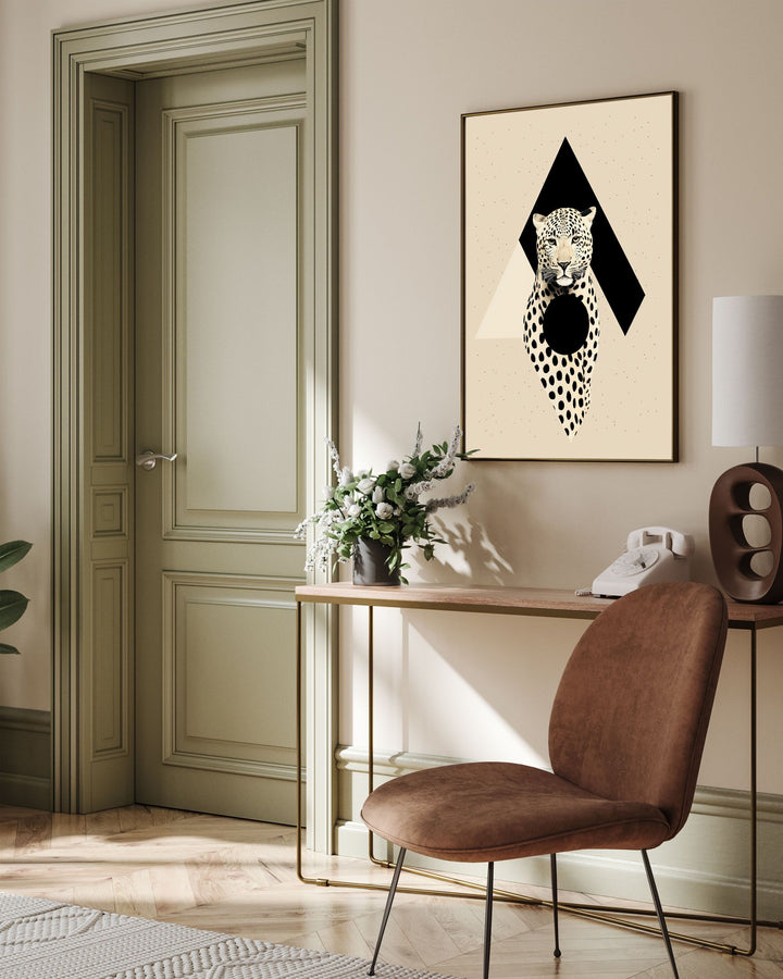 Spotted Leopard Art Print