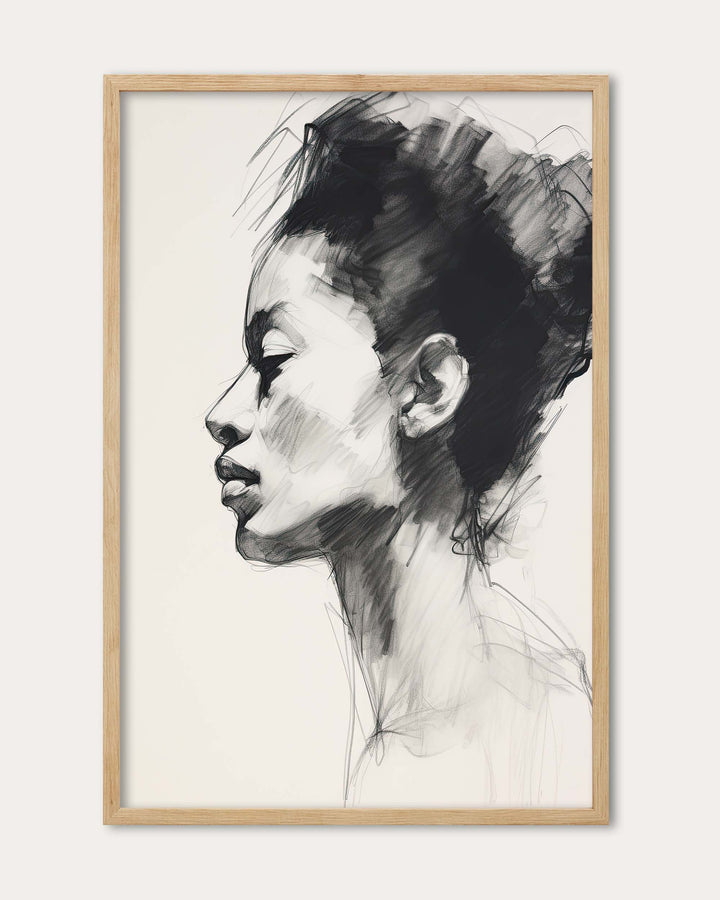 Lucille Pencil Drawing Art Print