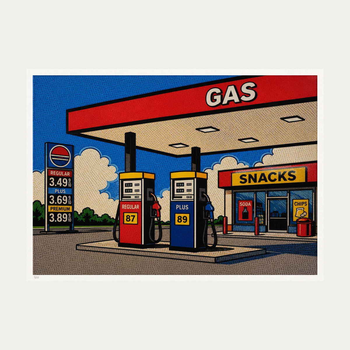 Gas Station | Limited Edition Print — Print Only
