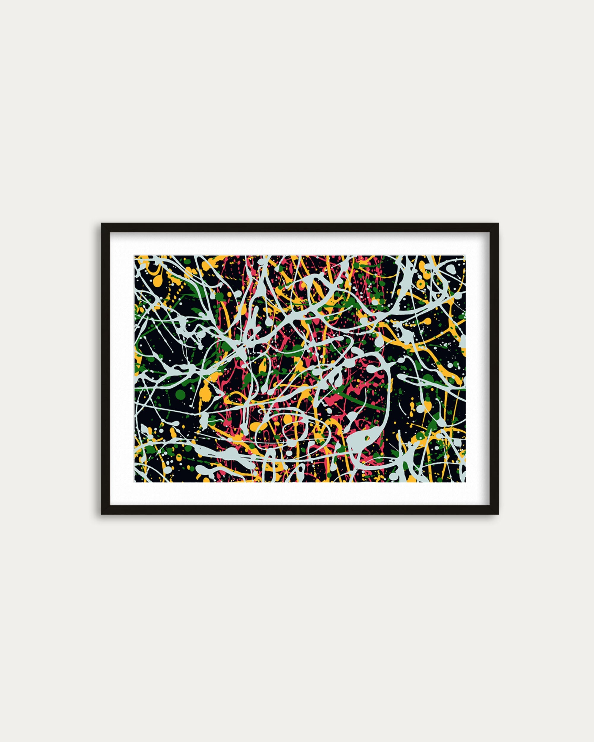 Homage To Pollock II Art Print