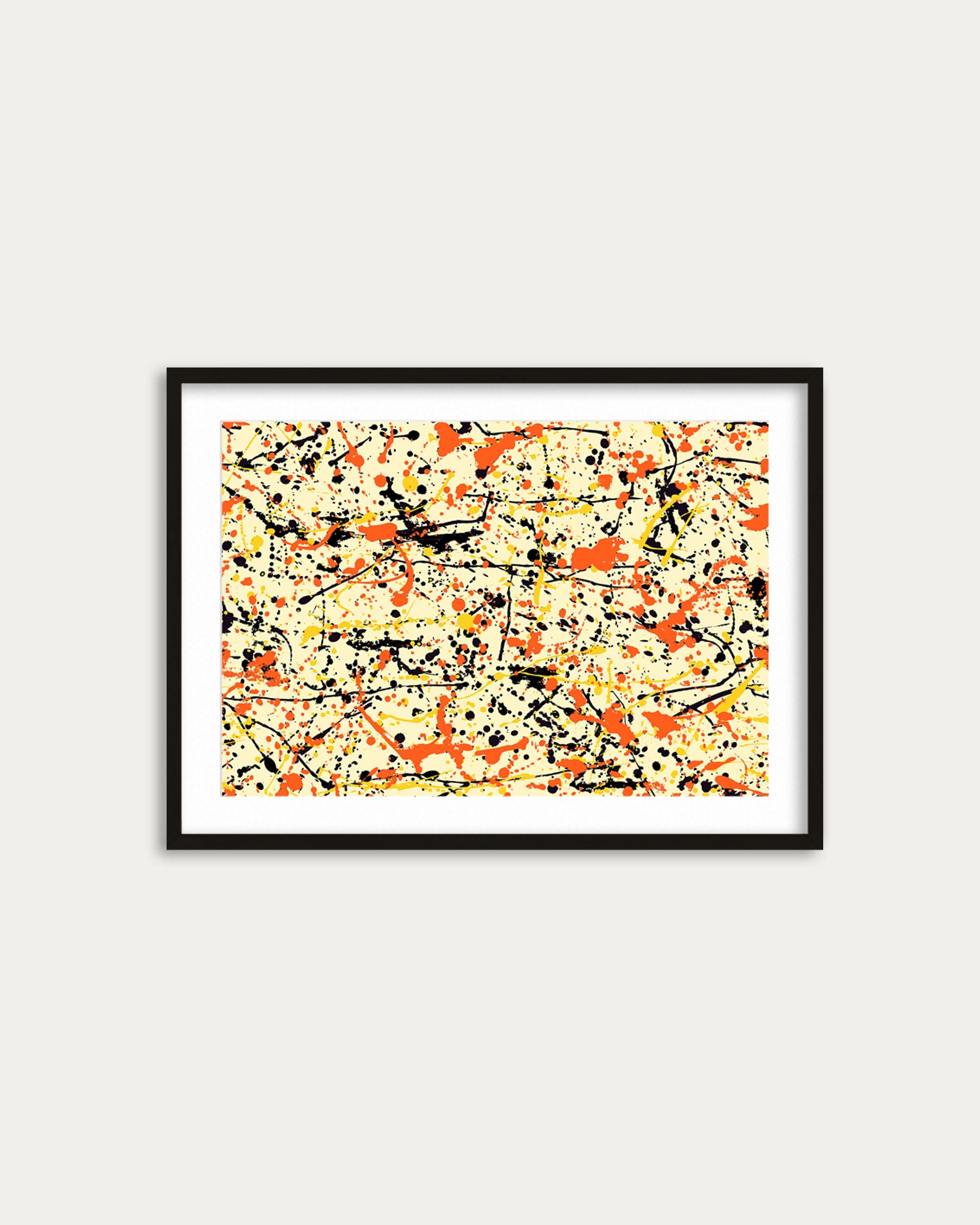 Homage To Pollock IV Art Print