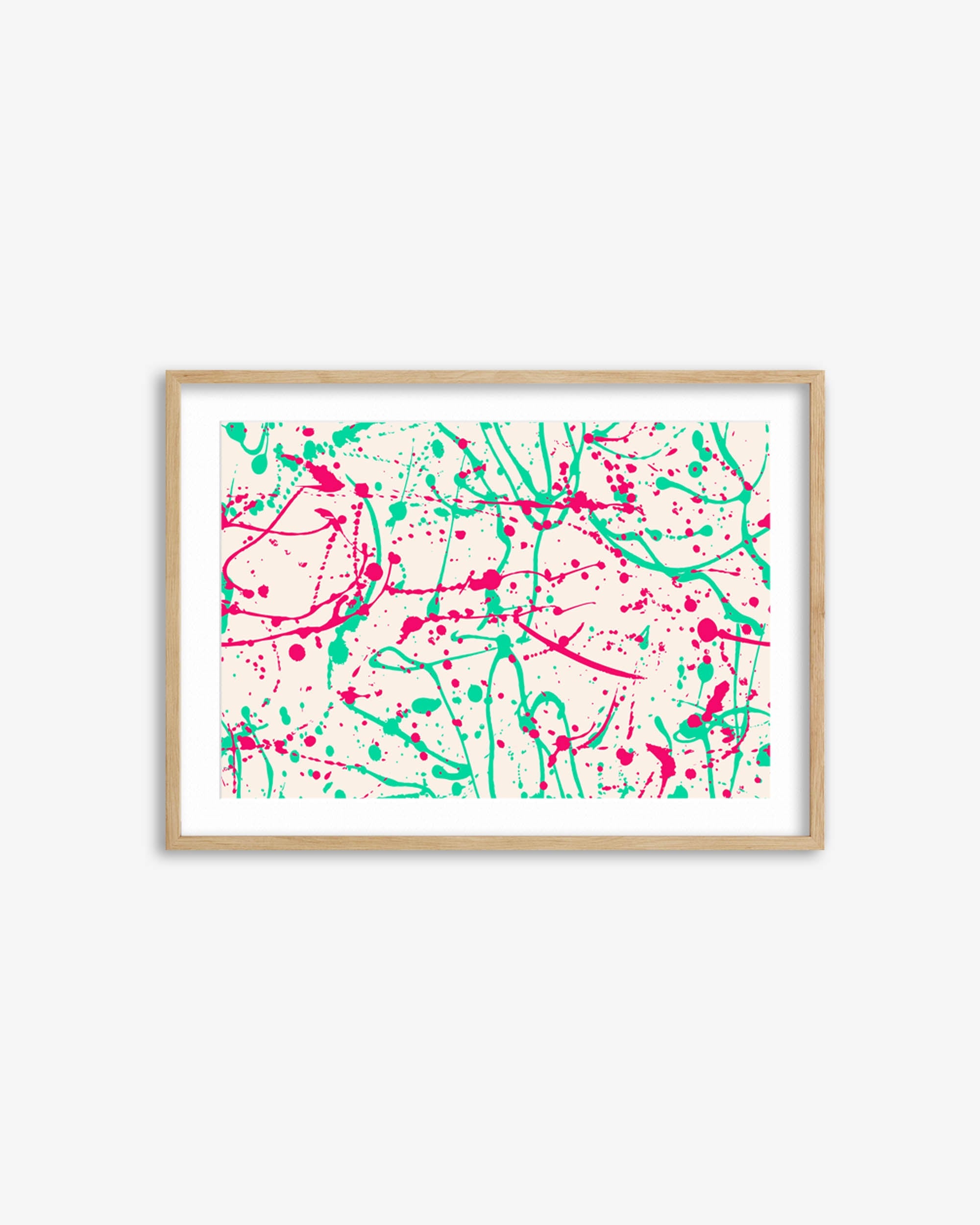 Homage To Pollock V Art Print