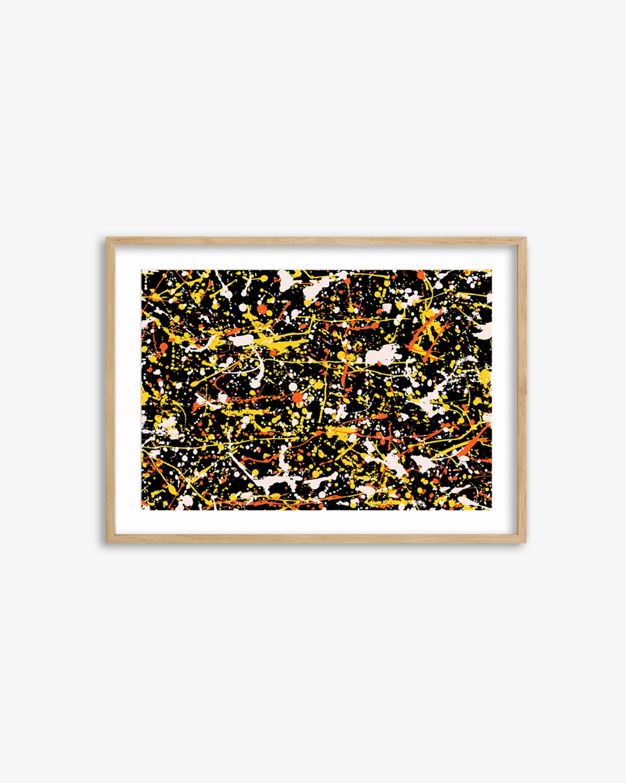Homage To Pollock VI Art Print