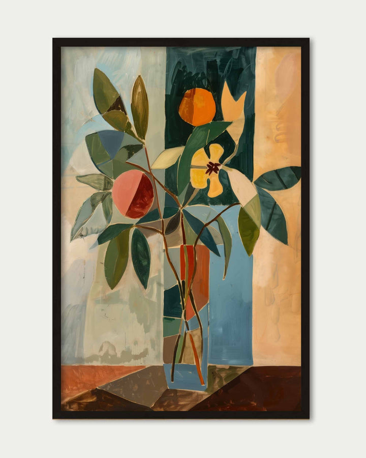 Mosaic Flowers Wall Art