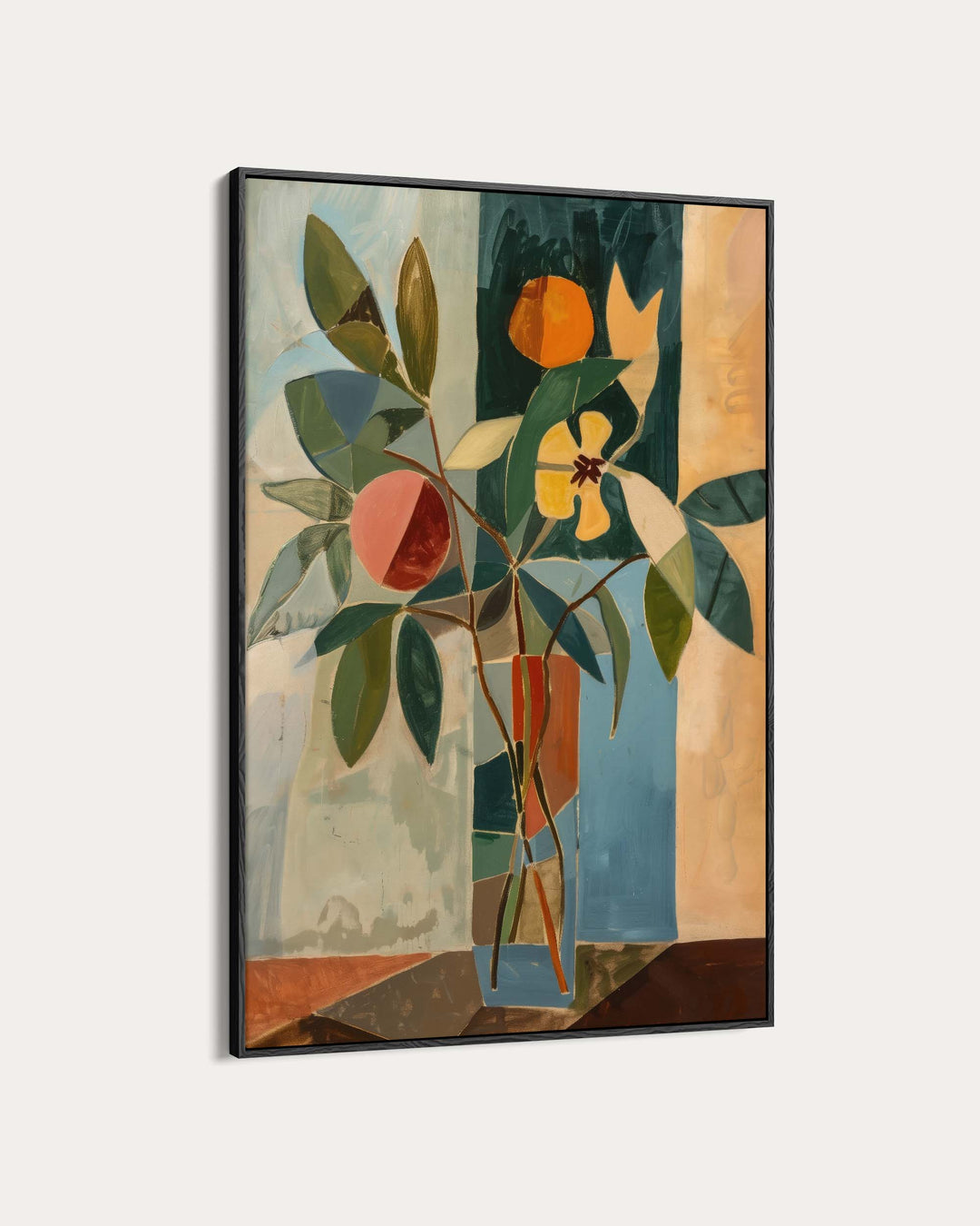 Mosaic Flowers Wall Art