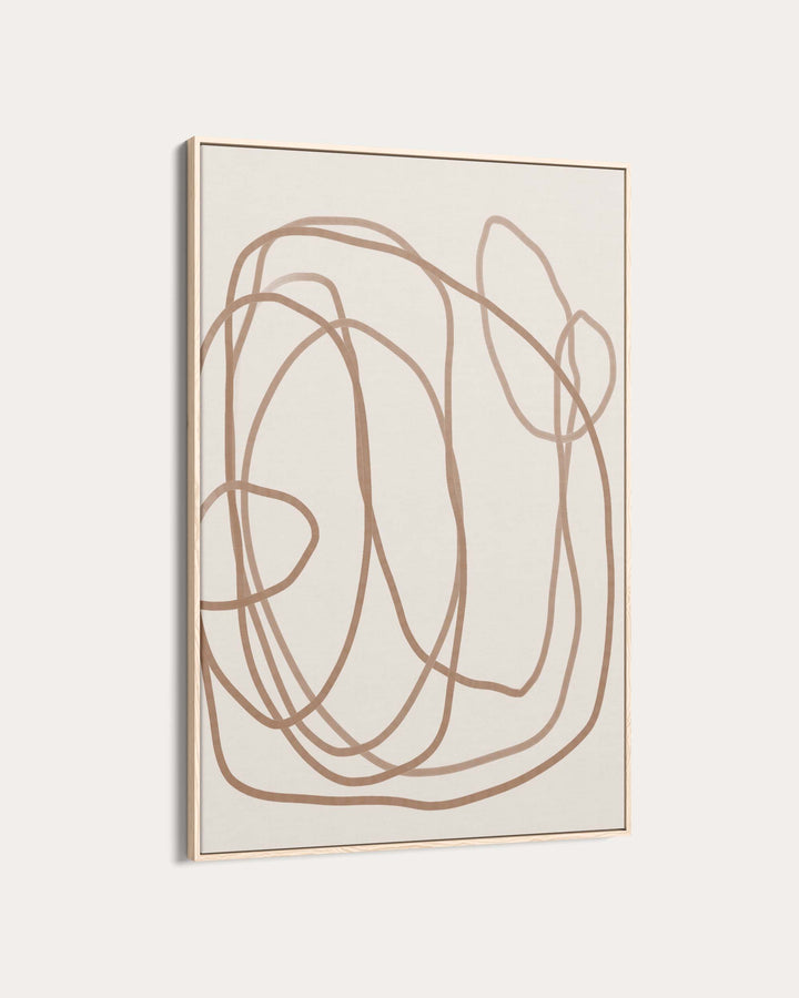 Abstract Golden Line Wall Art