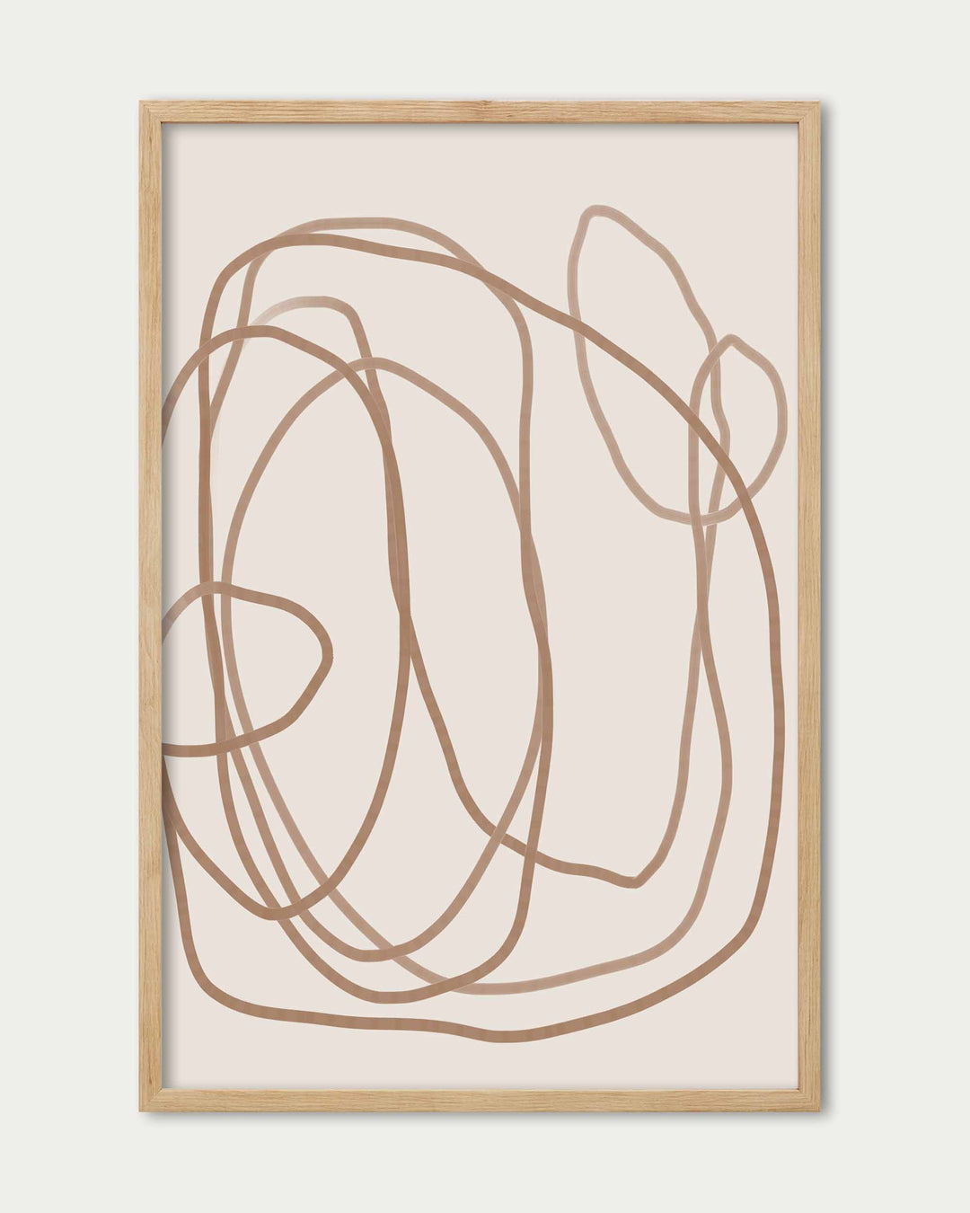 Abstract Golden Line Wall Art