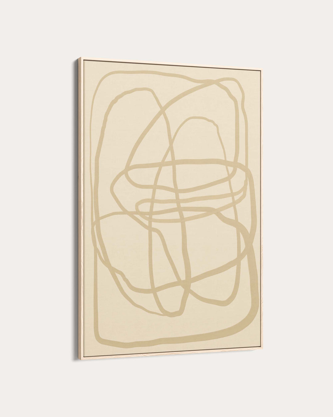 Golden Lines Wall Art Print
