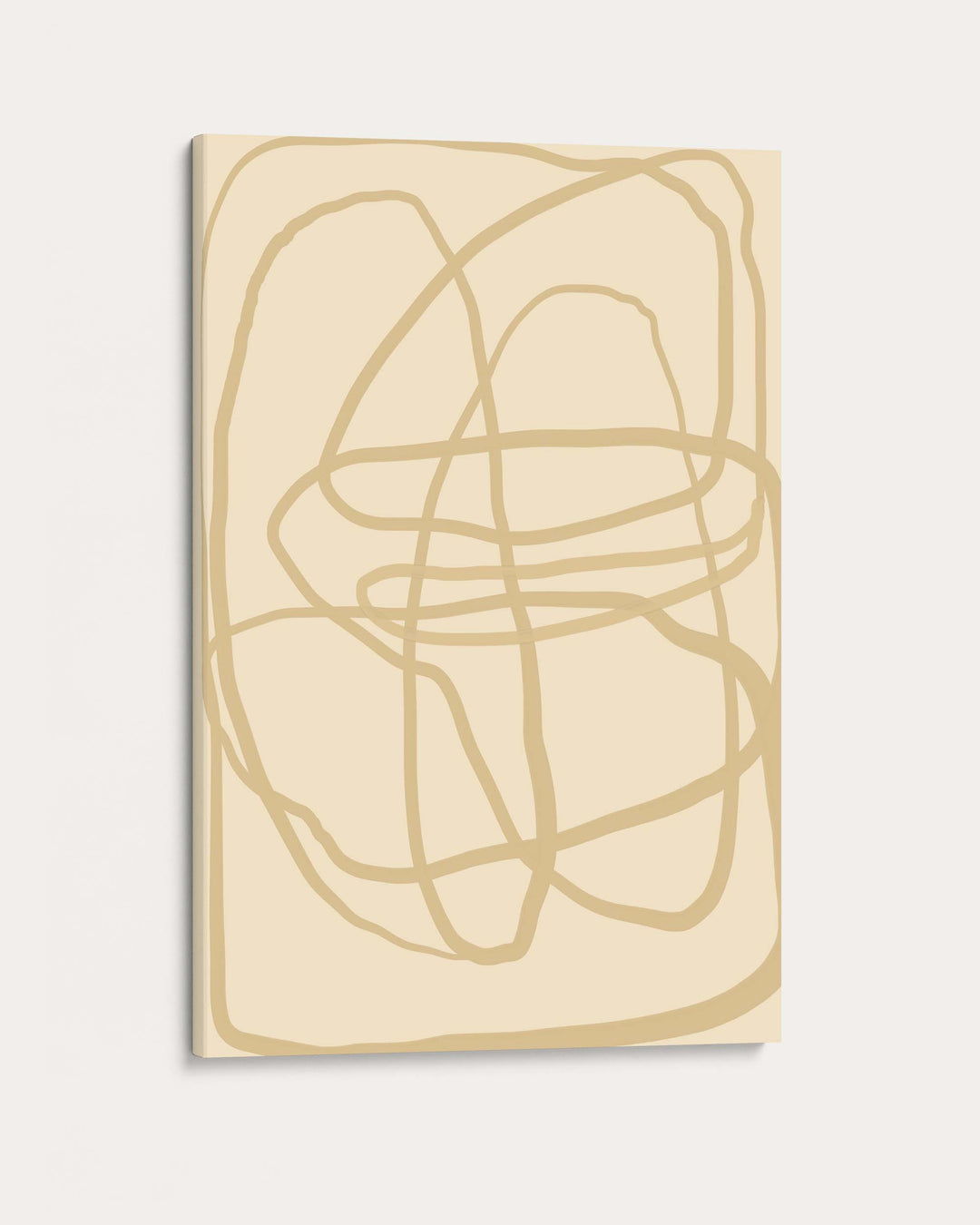 Golden Lines Wall Art Print