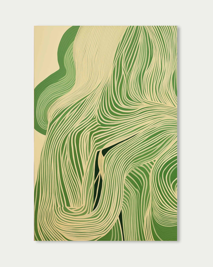 Green Wave II Art Print