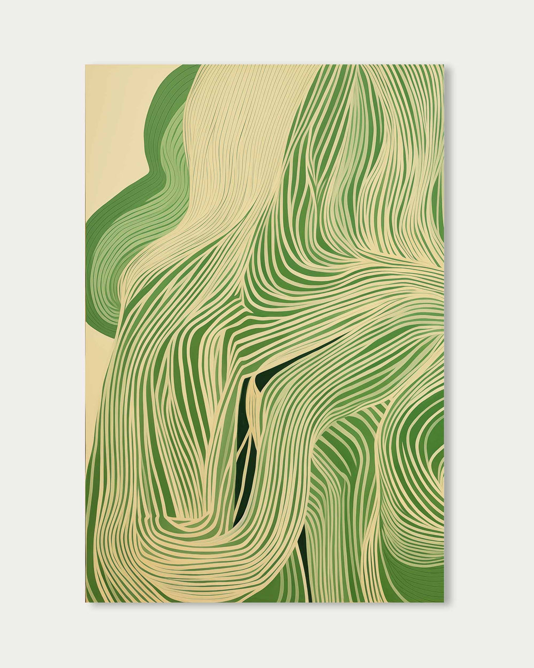 Green Wave II Art Print