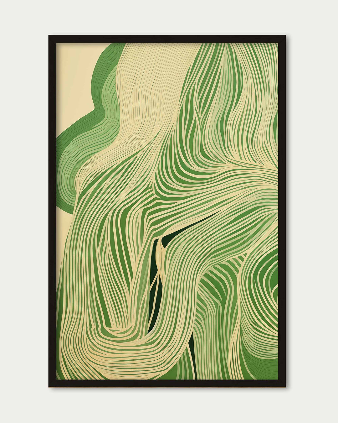 Green Wave II Art Print