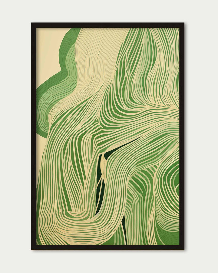 Green Wave II Art Print