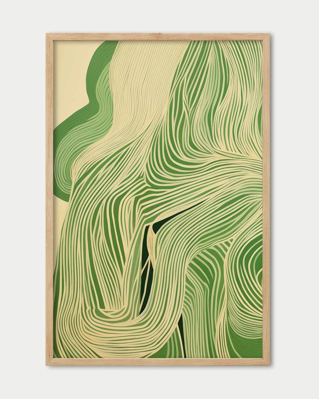 Green Wave II Art Print