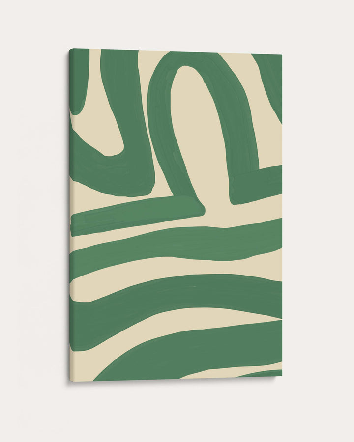 Green Line Art Print