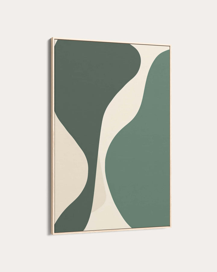 Green Organic Wall Art Print