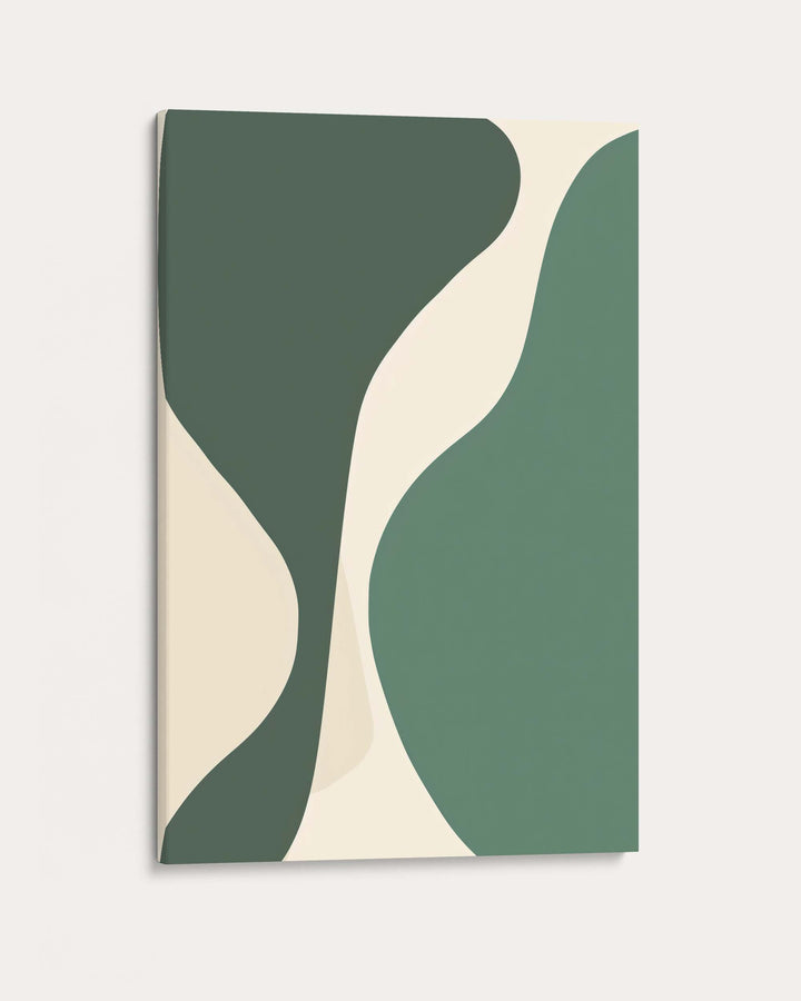 Green Organic Wall Art Print