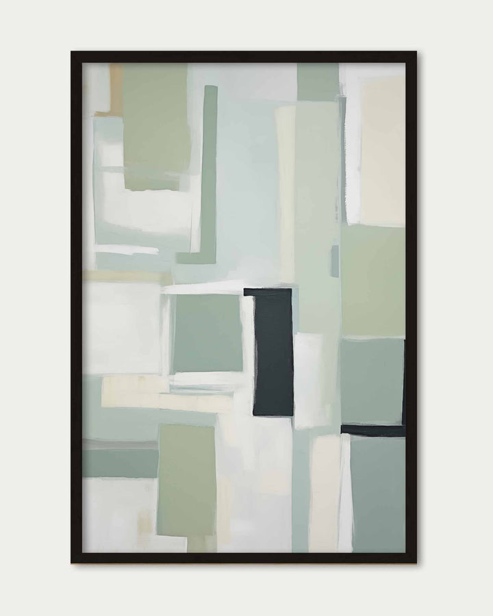 Green Abstract Art Print