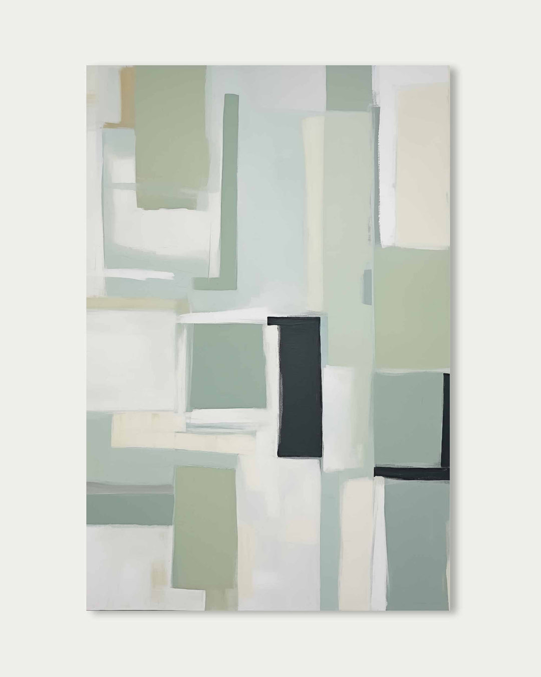 Green Abstract Art Print