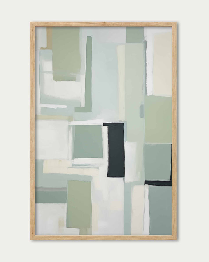 Green Abstract Art Print