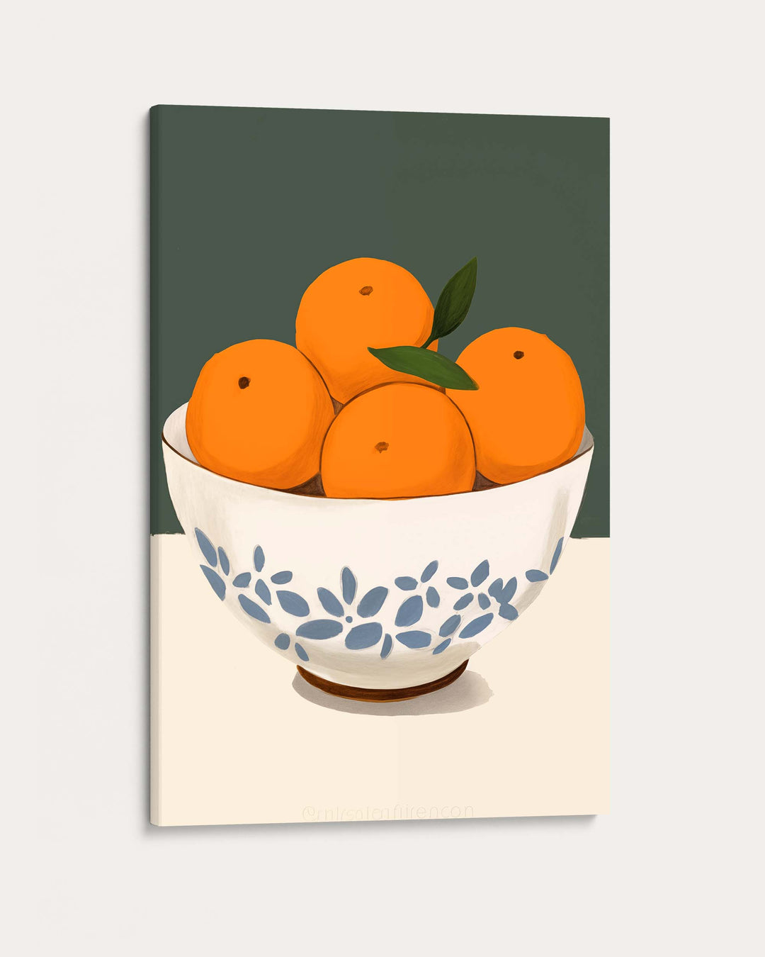 Orange Bowl Art Print