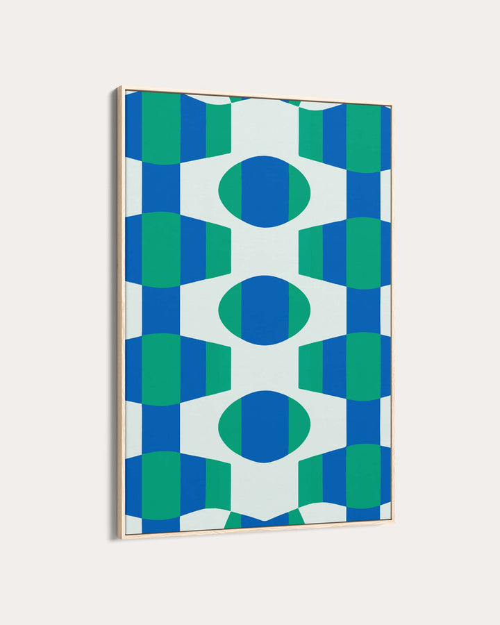 Green Pattern Art Print