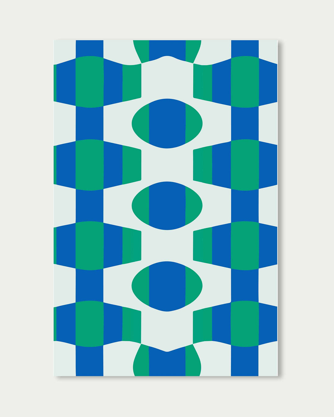 Green Pattern Art Print