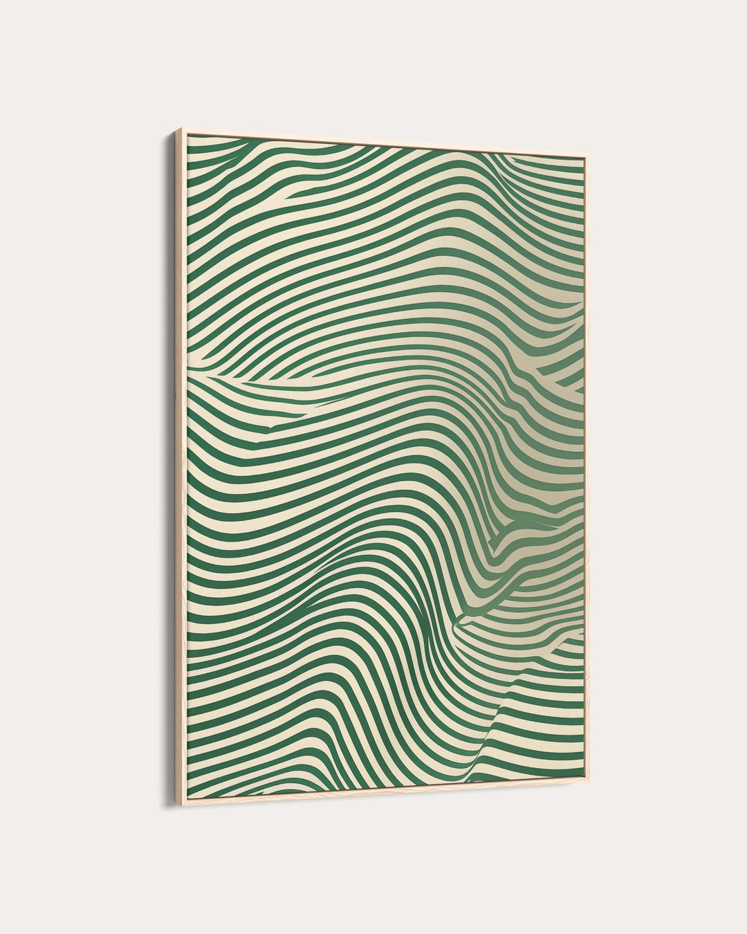 Green Wave Art Print