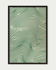Green Wave Art Print