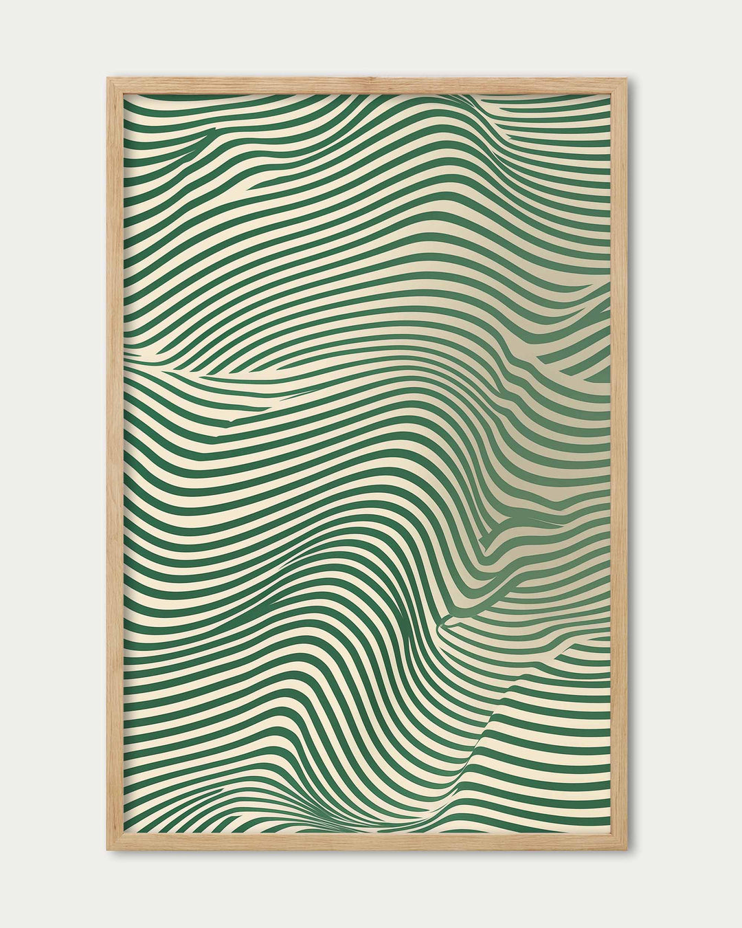 Green Wave Art Print