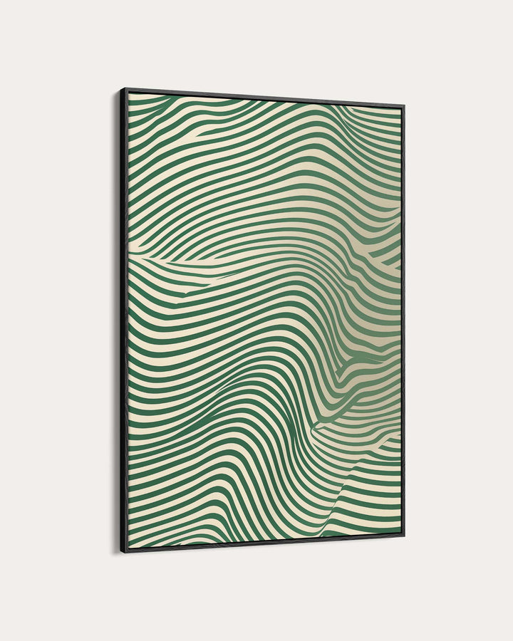 Green Wave Art Print