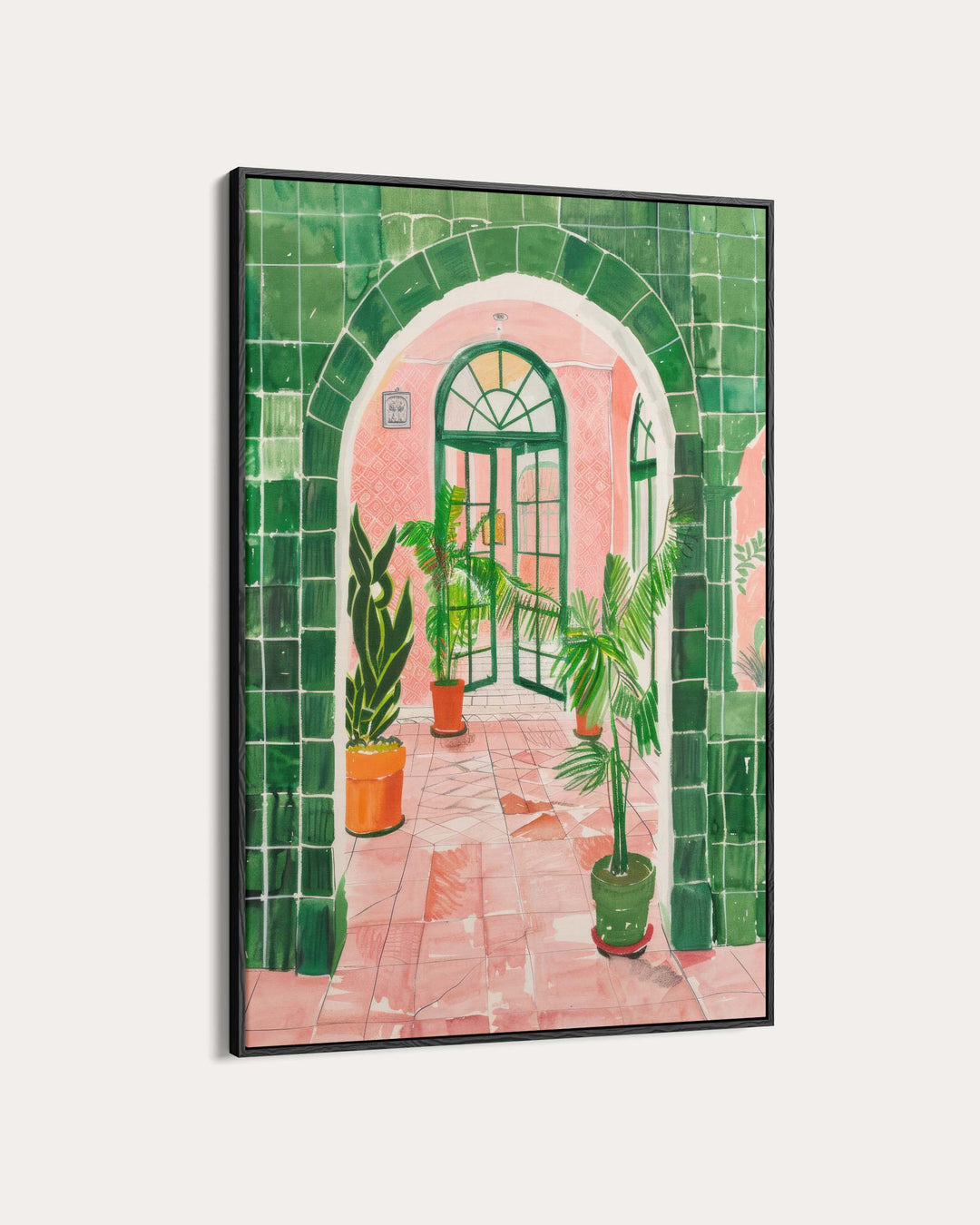 Tropical Resort Art Print