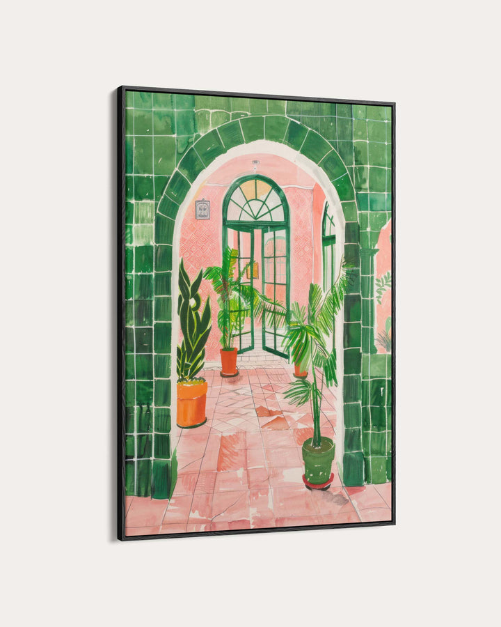 Tropical Resort Art Print