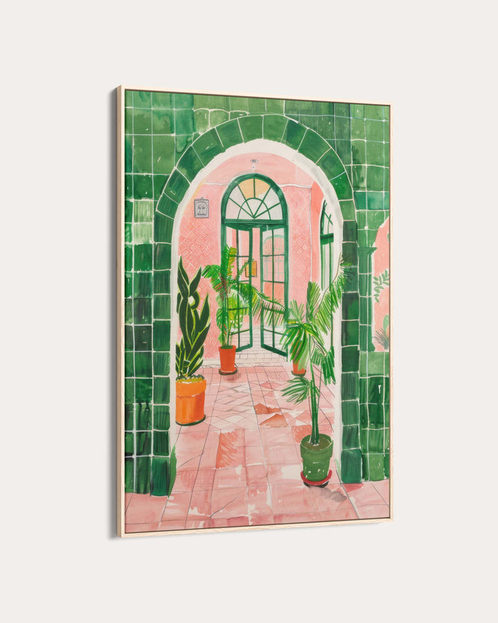 Tropical Resort Art Print