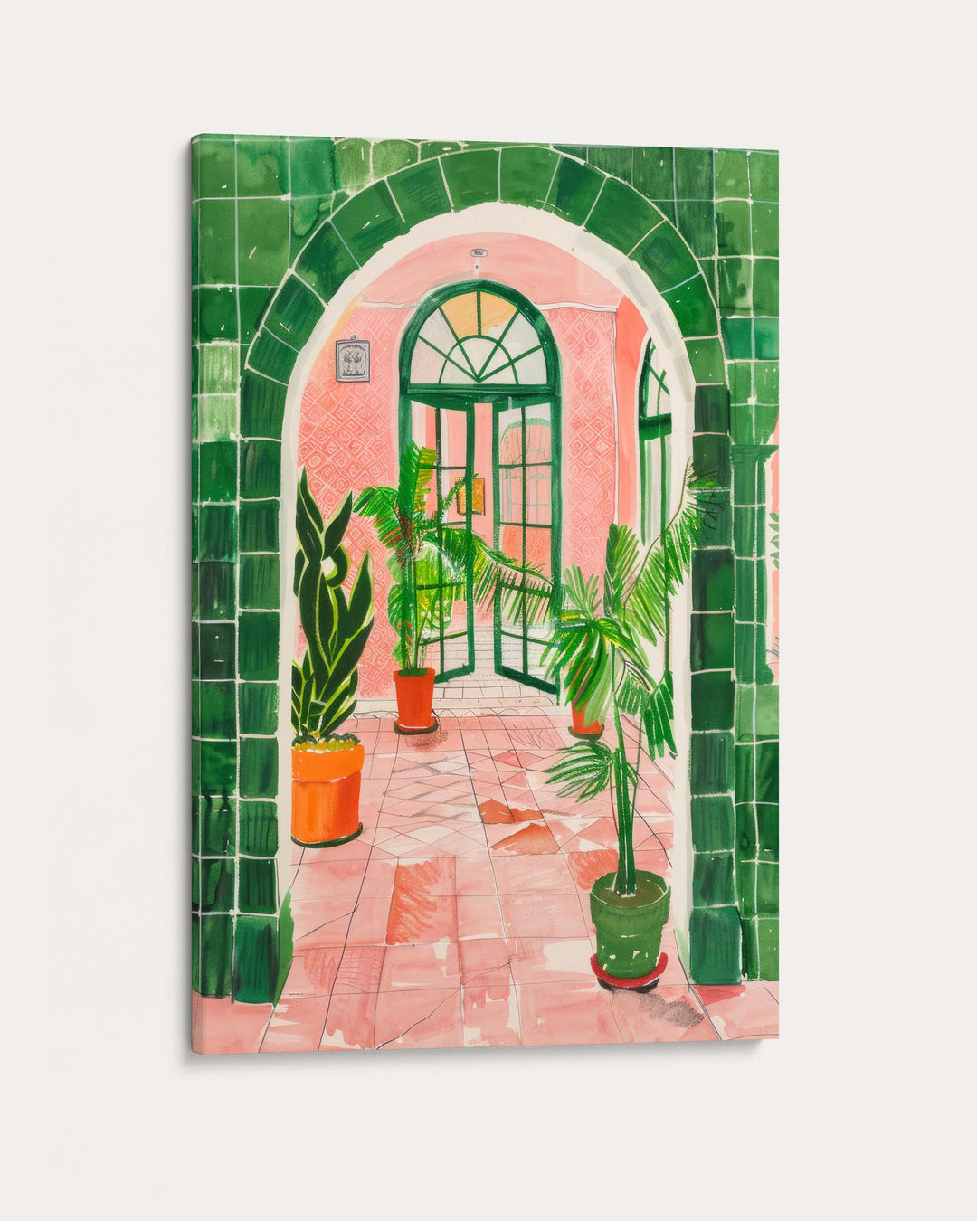 Tropical Resort Art Print