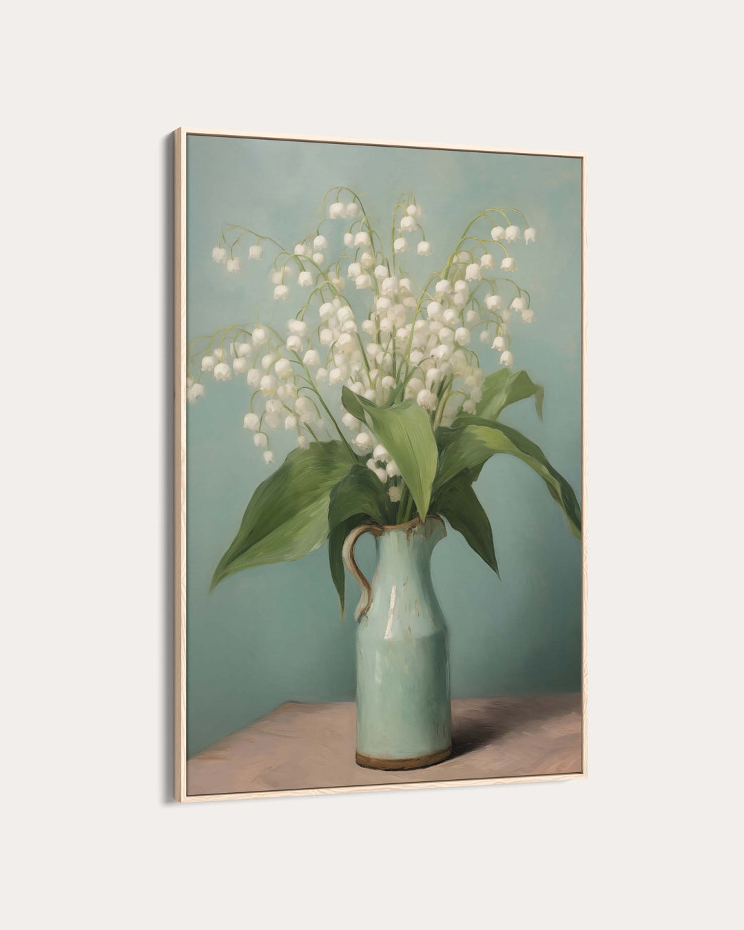 White Flowers Wall Art