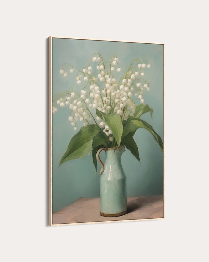 White Flowers Wall Art