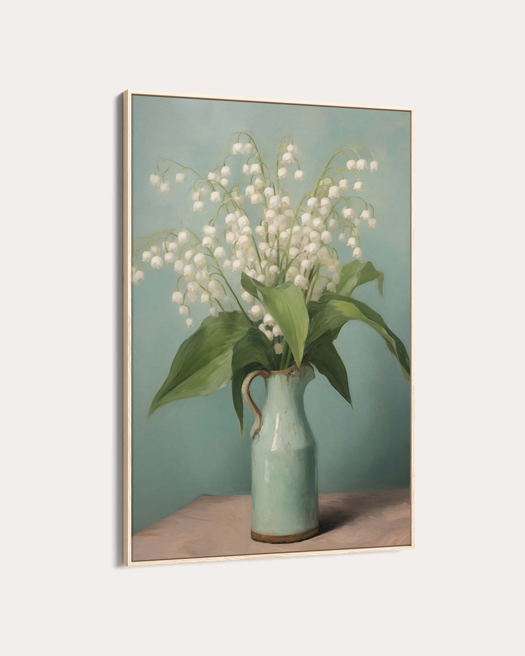 White Flowers Wall Art