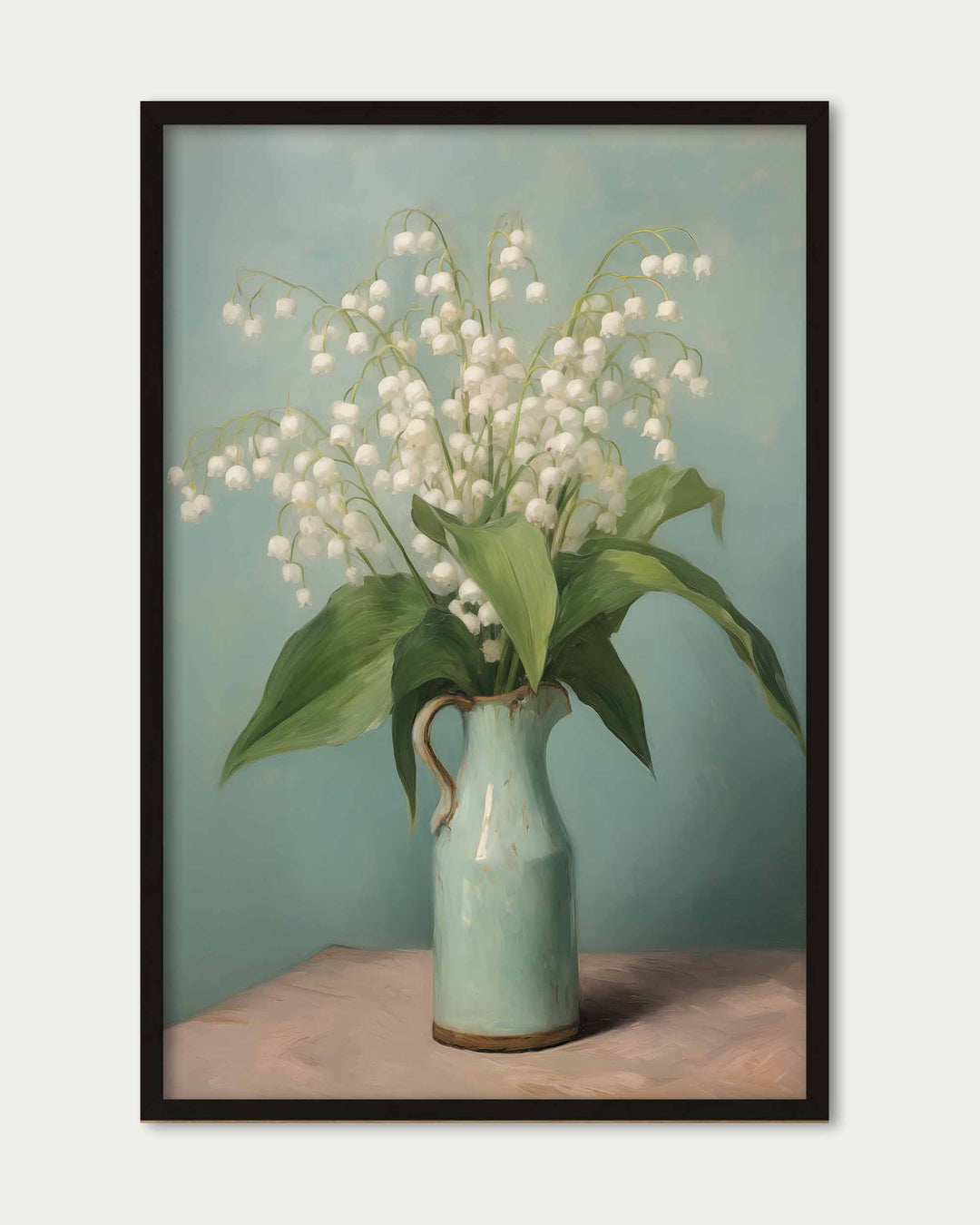 White Flowers Wall Art