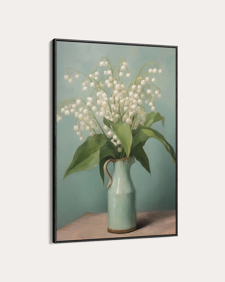 White Flowers Wall Art